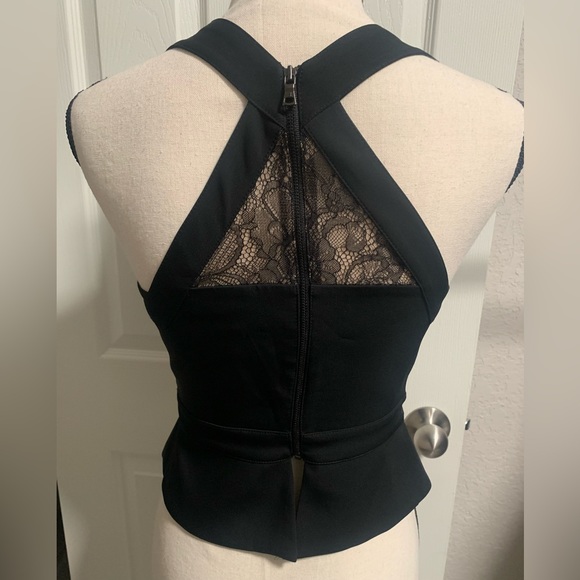 SOLD! Gorgeous black lace Top - Picture 2 of 2